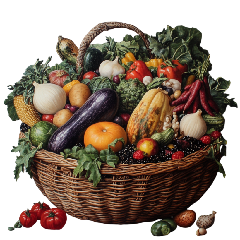 corbeille de l&eacute;gumes